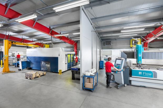 Trumpf 3030 a Flow Mach 500